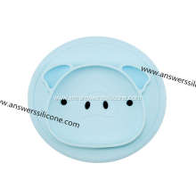 Baby silicone feeding mat silicone placemat with bowl